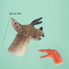 Dinosaur Hand Puppet Set for Kids Play