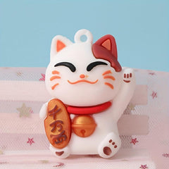 Four Colors Lucky Cat Female Keychain Pendant Bag Pendant