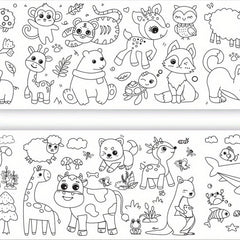Kids Doodle Painting Roll DIY Painting Paper Roll Develop Imagination