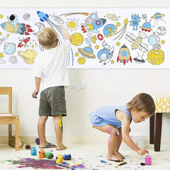 Kids Doodle Painting Roll DIY Painting Paper Roll Develop Imagination