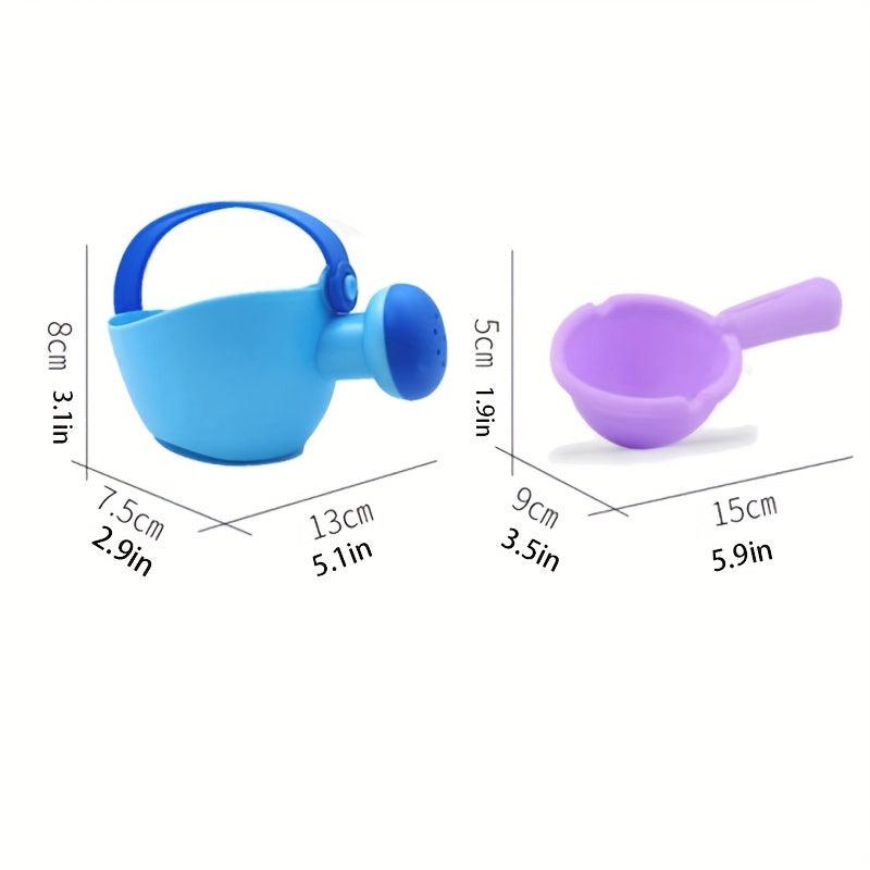Kids Water Fishing Spoon Pot Windmill Baby Bath Toy