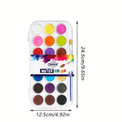 Beginner Painting Solid Watercolor Paint Set For DIY Art Painting