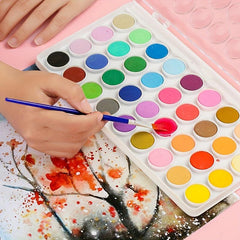 Beginner Painting Solid Watercolor Paint Set For DIY Art Painting