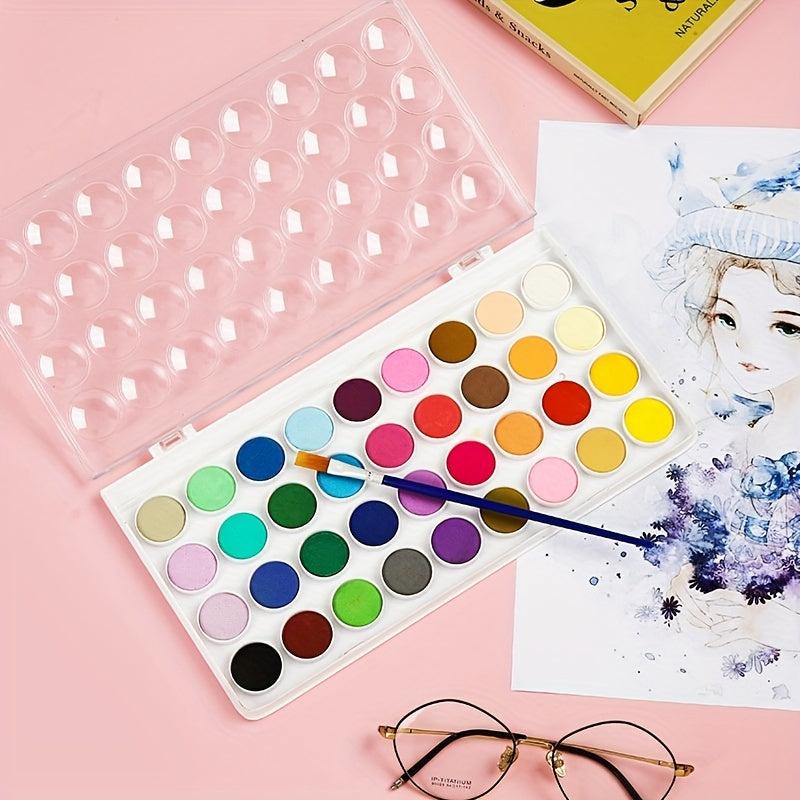 Beginner Painting Solid Watercolor Paint Set For DIY Art Painting