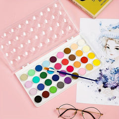 Beginner Painting Solid Watercolor Paint Set For DIY Art Painting