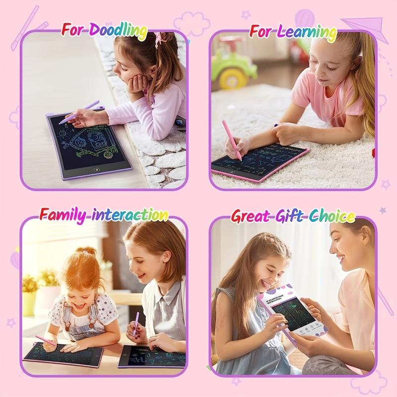 LCD Writing Board 21.59 cm Reusable Drawing Board Educational Learning Toys