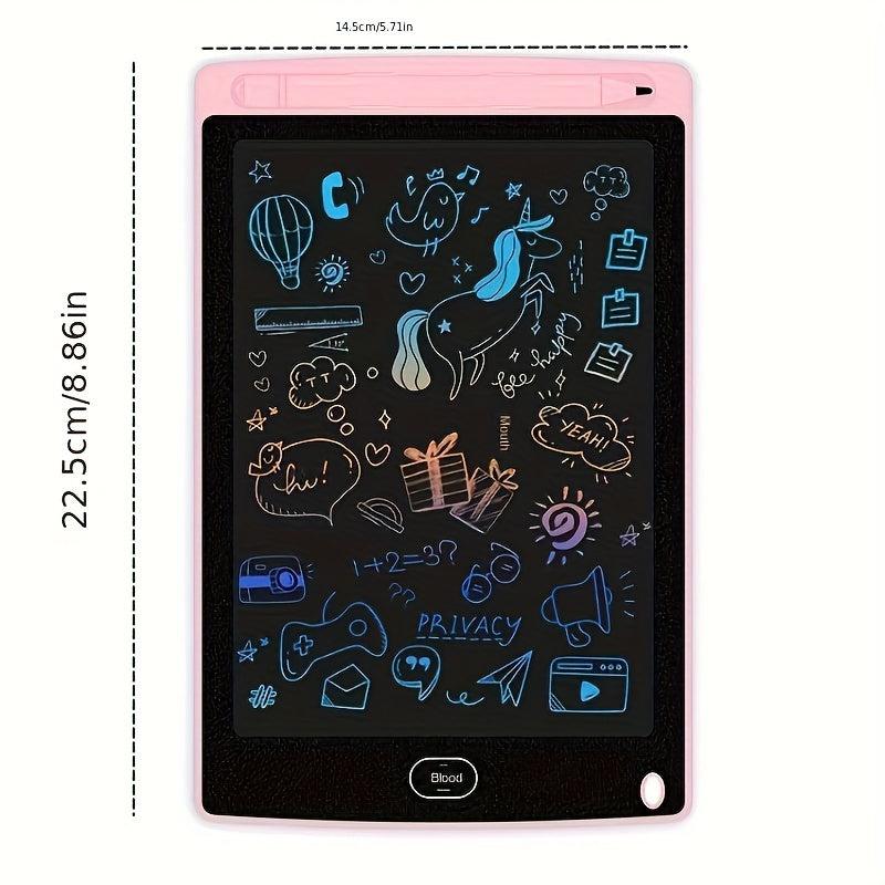 LCD Writing Board 21.59 cm Reusable Drawing Board Educational Learning Toys