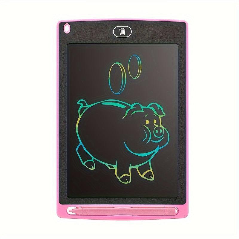 LCD Writing Board 21.59 cm Reusable Drawing Board Educational Learning Toys