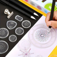 Interlocking Gears & Wheels Drawing Set - 22pcs