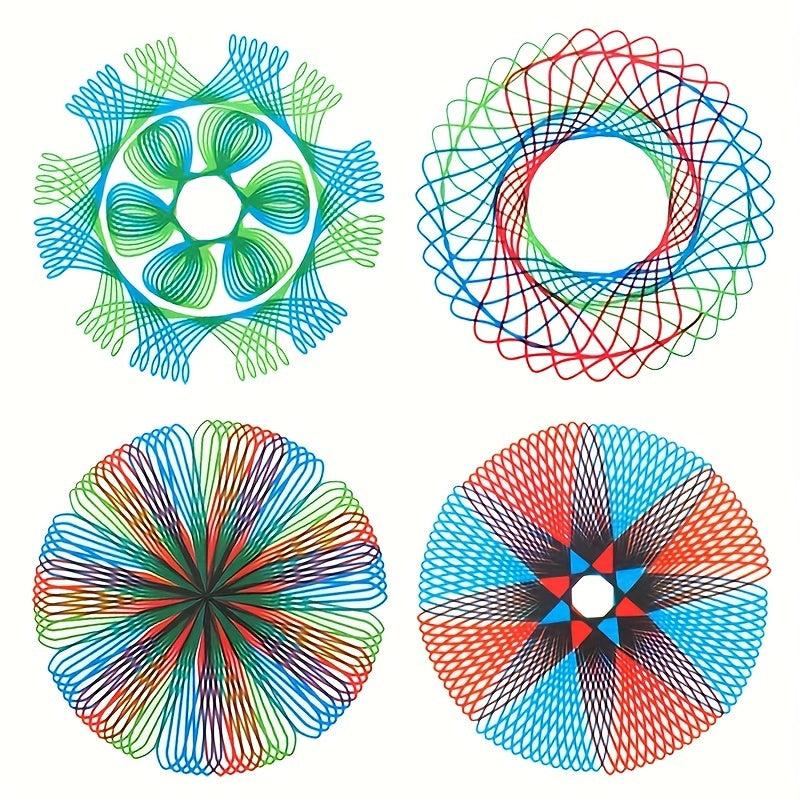 Interlocking Gears & Wheels Drawing Set - 22pcs