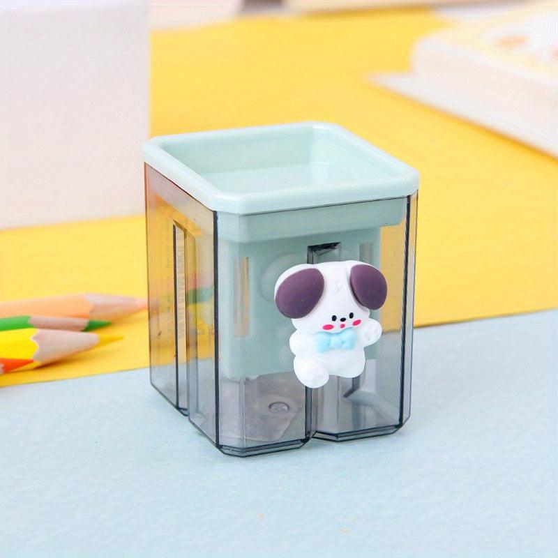 Kids' Portable Double Hole Pencil Sharpener
