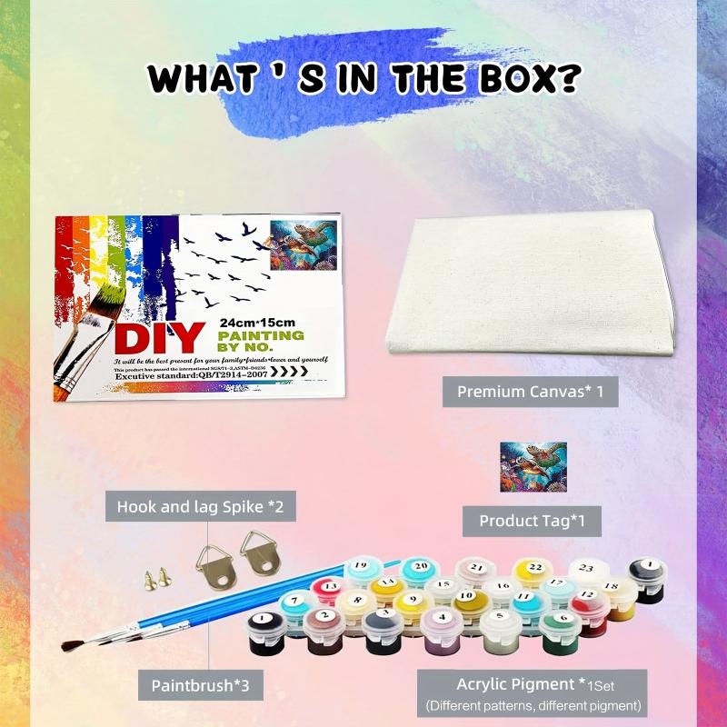 Sea World DIY Paint By Numbers Kit For Kids & Adults