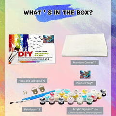 Sea World DIY Paint By Numbers Kit For Kids & Adults