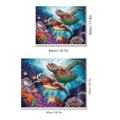 Sea World DIY Paint By Numbers Kit For Kids & Adults