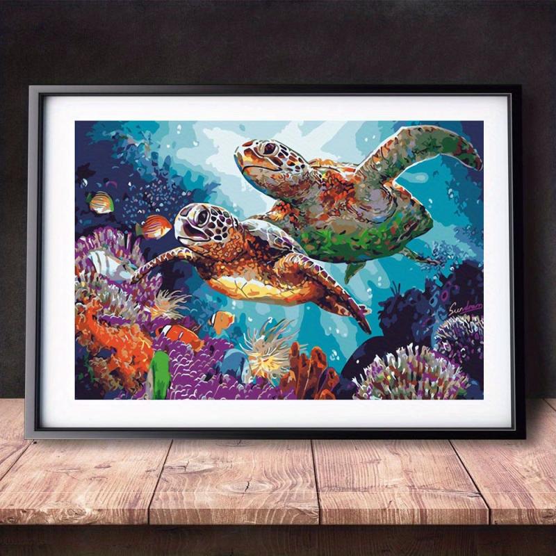 Sea World DIY Paint By Numbers Kit For Kids & Adults
