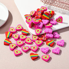 16pcs Heart Large Eraser Halloween Christmas Thanksgiving Gift Love Big Eraser