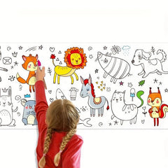 DIY Doodle Painting Roll Filling Develop Imagination Painting Tools