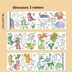 DIY Doodle Painting Roll Filling Develop Imagination Painting Tools