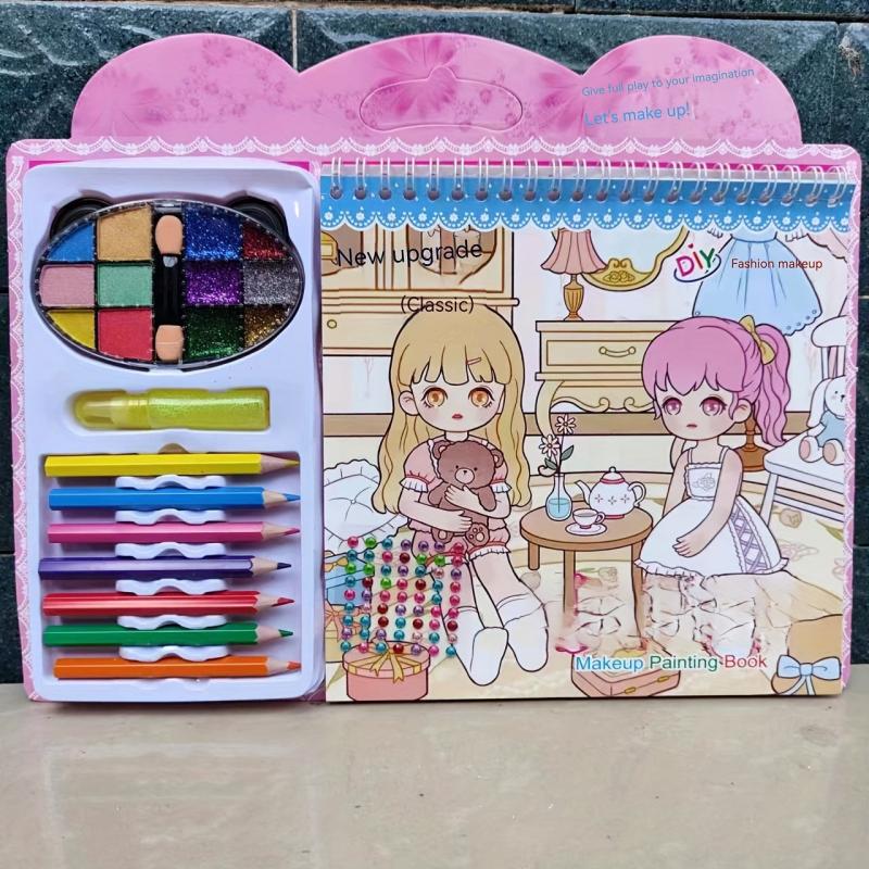 Princess Coloring Set DIY Puzzle Painting Book