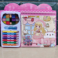 Princess Coloring Set DIY Puzzle Painting Book