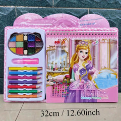 Princess Coloring Set DIY Puzzle Painting Book