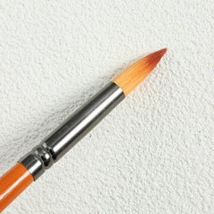 5pcs Set Pointed Brown Painting Brush Nylon Brush