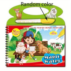 Magic Water Coloring Book Reusable Children's Toy
