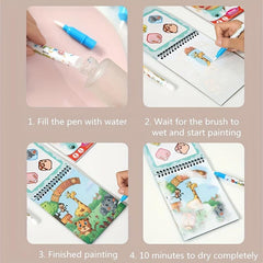 Magic Water Coloring Book Reusable Children's Toy