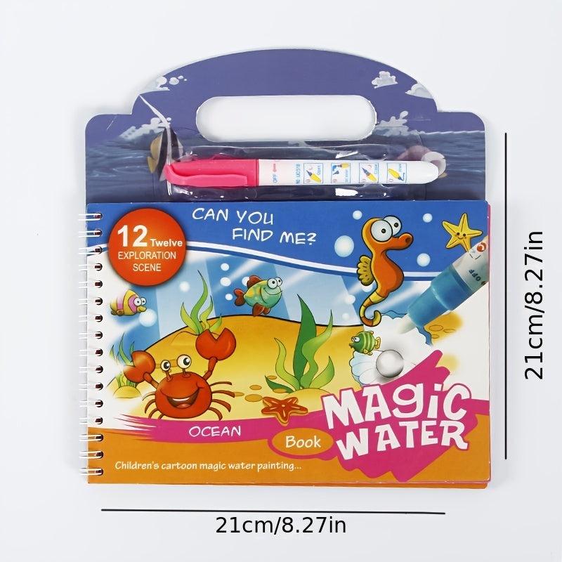 Magic Water Coloring Book Reusable Children's Toy