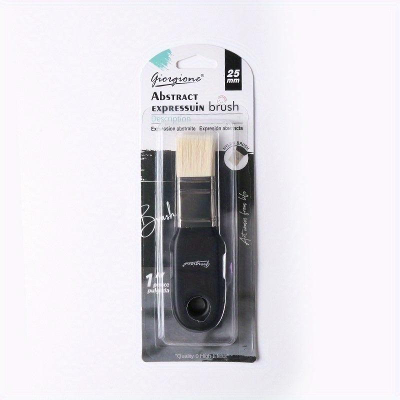 1pc Flat Headed Brush Painting Pen Nylon Hair Brush