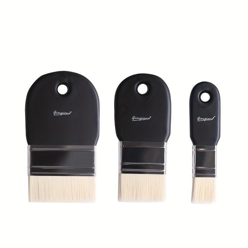 1pc Flat Headed Brush Painting Pen Nylon Hair Brush