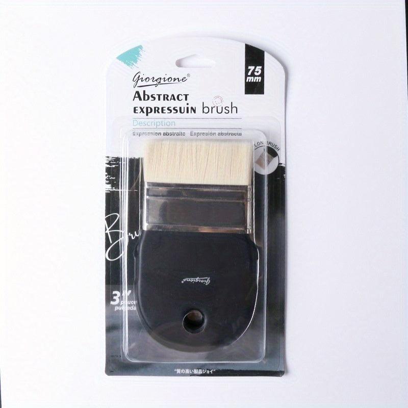 1pc Flat Headed Brush Painting Pen Nylon Hair Brush
