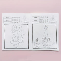 4Pcs DIY Coloring Book Children's Painting Kit