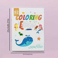 4Pcs DIY Coloring Book Children's Painting Kit
