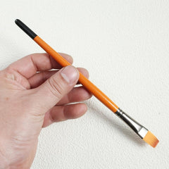 5 Packs Flat Head Brown Painting Pen Nylon Brush Set