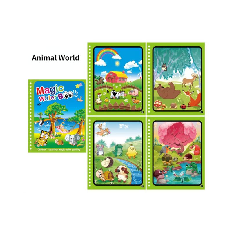 Children's Water Painting Book - DIY Drawing Book for Kids