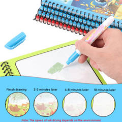 Children's Water Painting Book - DIY Drawing Book for Kids