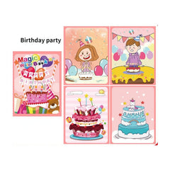 Children's Water Painting Book - DIY Drawing Book for Kids