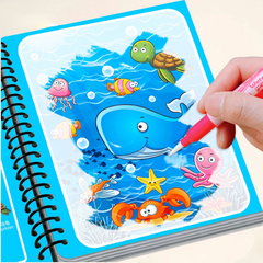 Children's Water Painting Book - DIY Drawing Book for Kids