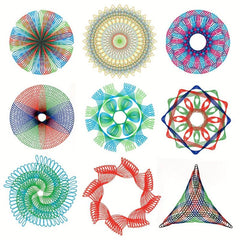 12pcs Functional Kaleidoscope Magic Set Children's Educational DIY Tool Gear