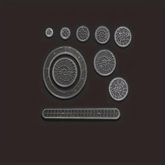 10pcs Spirograph Drawing Toy Set Interlocking Gears & Wheels Geometric Ruler