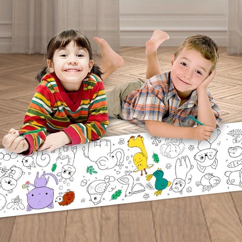 Graffiti Canvas Painting Paper Blank Long Drawing Roll