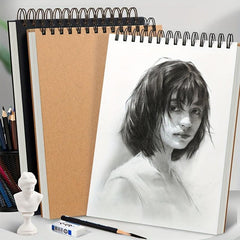 Hard Shell Coil Sketch Book 16k Watercolor Book