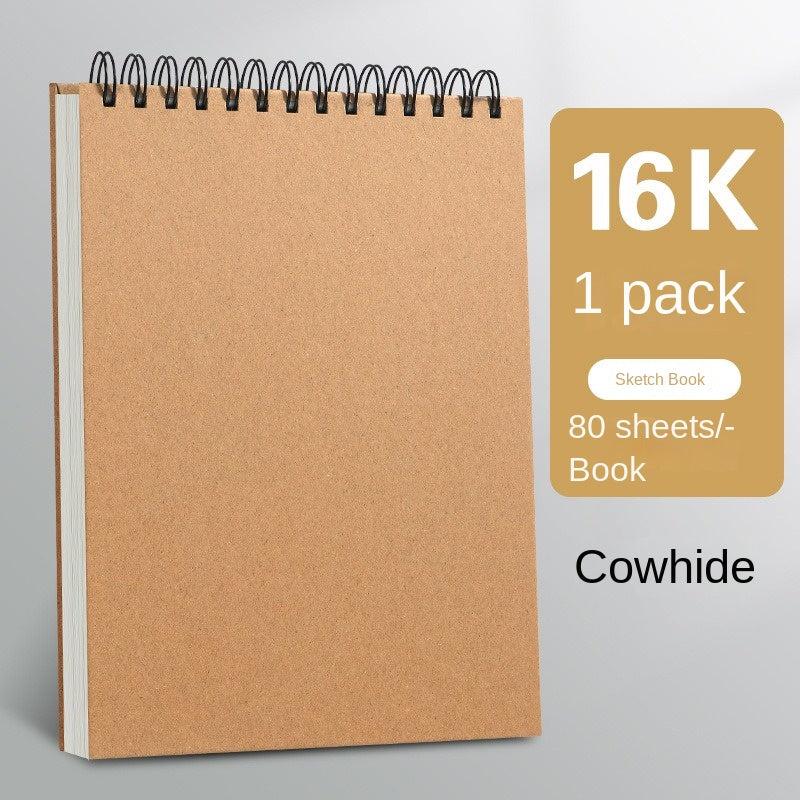 Hard Shell Coil Sketch Book 16k Watercolor Book