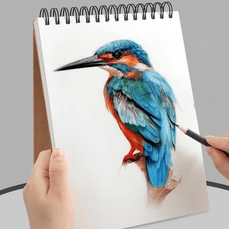 Hard Shell Coil Sketch Book 16k Watercolor Book