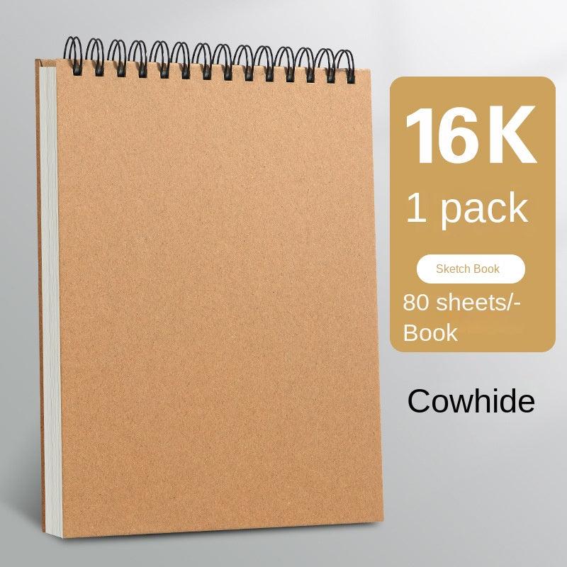 Hard Shell Coil Sketch Book 16k Watercolor Book