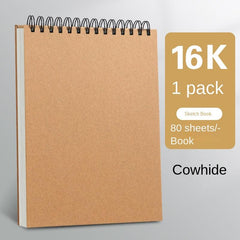 Hard Shell Coil Sketch Book 16k Watercolor Book