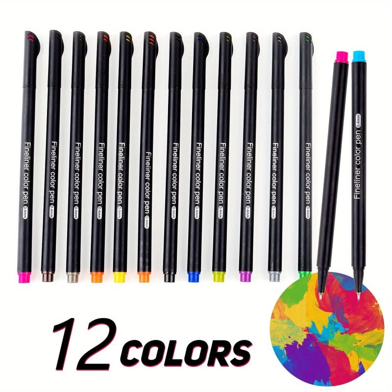 36 Colors Journal Planner Pens Fine Point Markers Porous Fineliner Pen