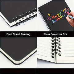 A5 Spiral Lined Notebook 120 Pages Travel Writing Journal