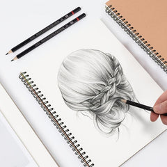 12pcs Graphite Pencils Set for Drawing Sketching Shading